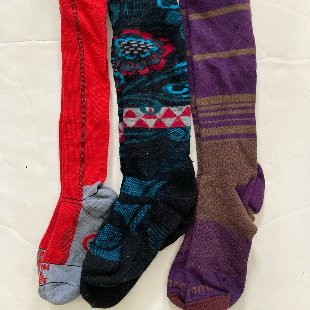Stance smartwool Duluth wool long socks lot of 3 small medium 6 7 8